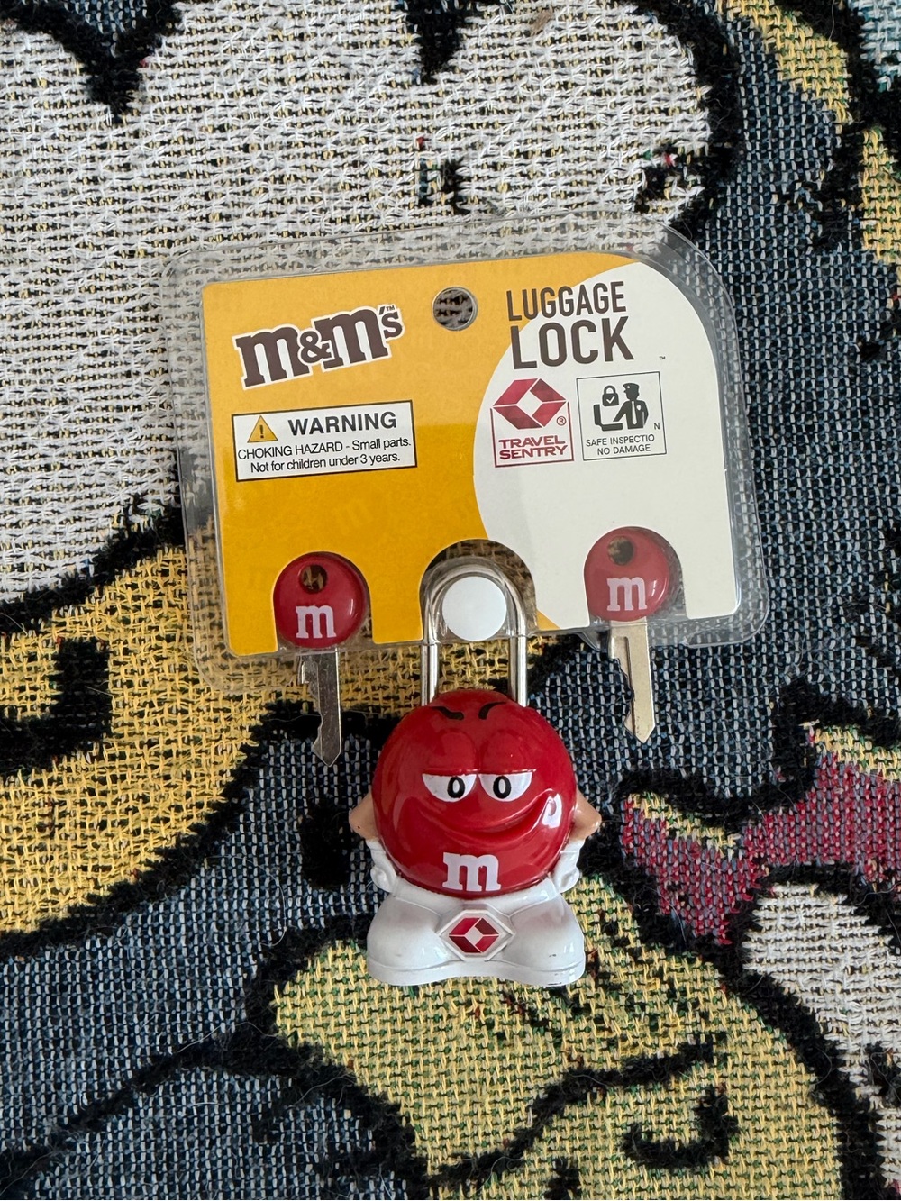M&M’s World Red M&M Character Luggage Lock – New Sealed